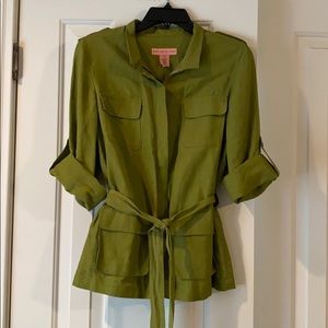 Bandolino Safari TieWaist Jacket Blouse